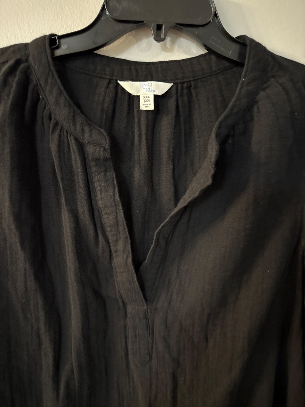 Time and Tru Plus Size Cotton Shift Dress - Size xxl - Picture 3 of 4